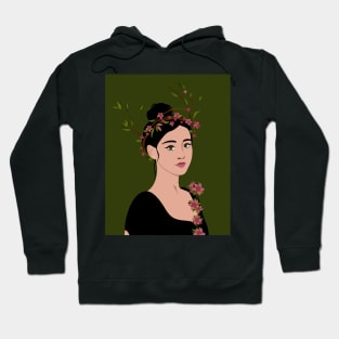 Asian Woman Portrait Hoodie